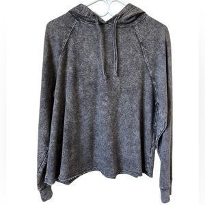 Torrid Grey Hooded Shirt.  SIZE 0